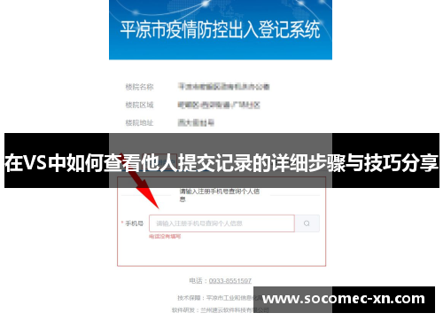 在VS中如何查看他人提交记录的详细步骤与技巧分享
